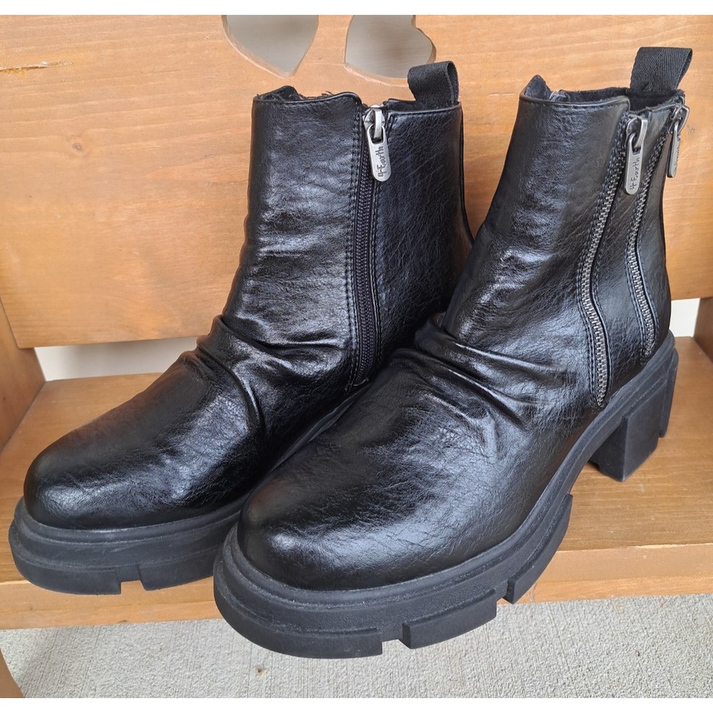 Blowfish Malibu Women's Black Cherish 4earth Ankle Boots Size 8.5